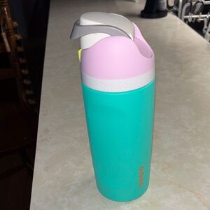 Owala 24 oz Teal and Pink Water Bottle